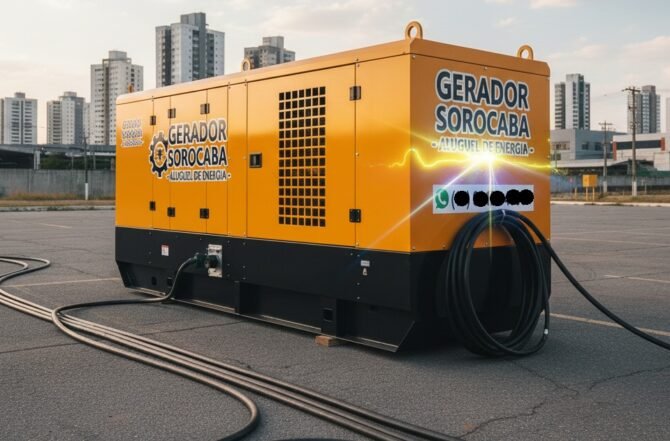 Aluguel de gerador de energia em Sorocaba: guia para quem está começando